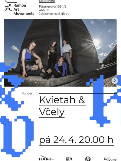 Kvietah & Včely vystoupí v R.A.M.