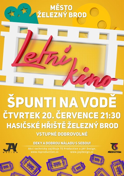 Letní kino v Železném Brodě promítá film Špunti na vodě