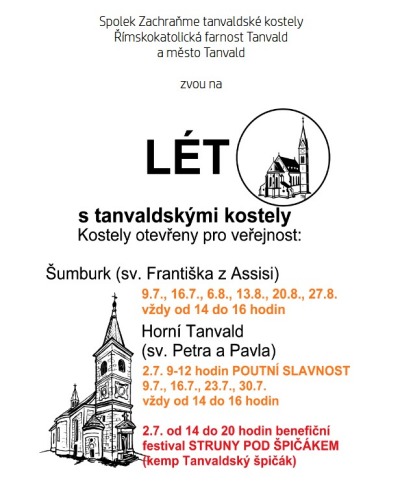 Léto s tanvaldskými kostely 2023