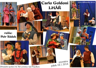 Lomničtí ochotníci předvedou v Tanvaldě hru Lhář Carlo Goldoniho