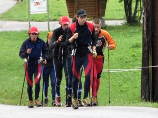 Lyžaři se připravují v Krkonoších Lyžaři se připravují v Krkonoších