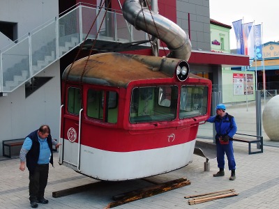 Do liberecké iQlandie dorazila lokomotiva