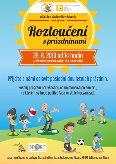 Město Jablonec zve na loučení s prázdninami
