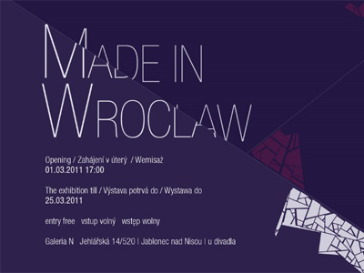 Made in Wroclaw v Galerii N v Jehlářské ulici
