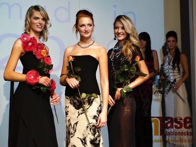 Přehlídku Made in Jablonec 2013 ozdobí Miss Tereza Chlebovská