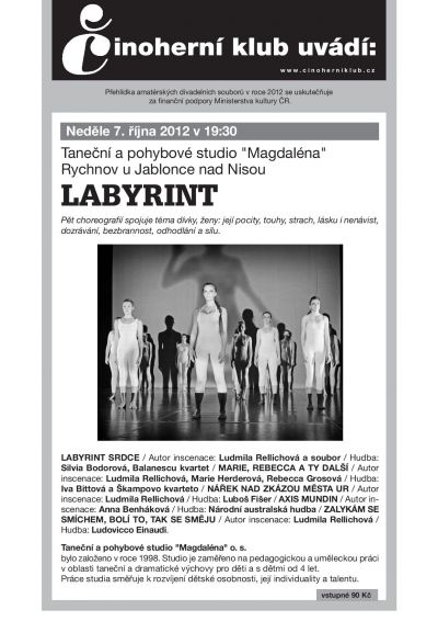 Studio Magdaléna vystoupí v Činoherním klubu