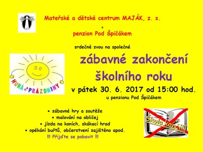 V Tanvaldě se rozloučí se školním rokem zábavným odpolednem