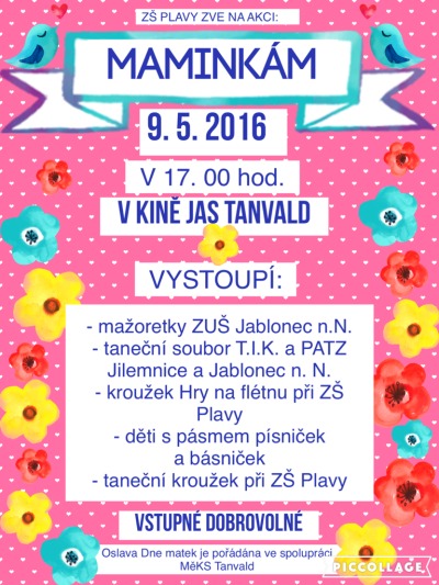 V tanvaldském kině popřejí Maminkám speciálním programem