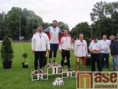 Česká výprava získala na ME v těžkých hodech 36 medailí