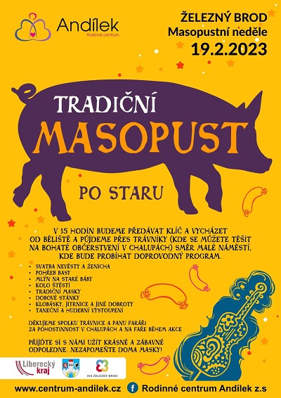 Autor foto:Archiv IKS Železný Brod Železným Brodem projde tradiční masopust