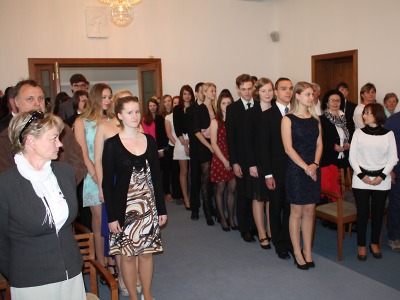 Slavnostní předávání maturitních vysvědčení opět na jablonecké radnici