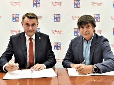 Liberecký kraj podepsal memorandum s hospodářskou komorou