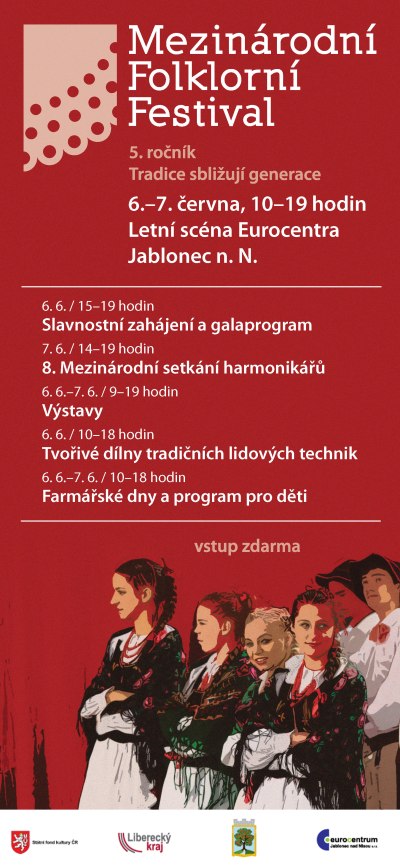 Letní scéna Eurocentra bude hostit Mezinárodní folklorní festival