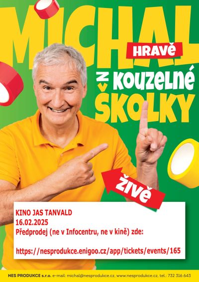Dětské představení Michalovi mazlíčci v Tanvaldu