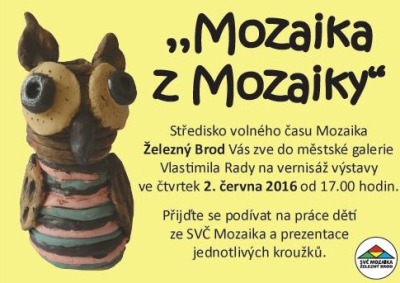 Nová výstava v železnobrodské galerii ukazuje díla dětí z Mozaiky