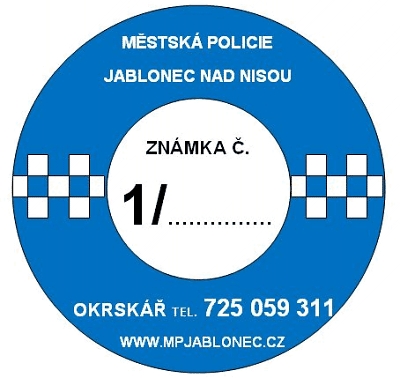 Autor foto:Archiv MP Jablonec Policejní nálepky jsou vhodné i na chaty