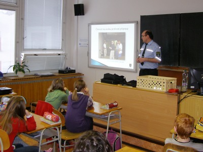 Městská policie školila jablonecké žáky
