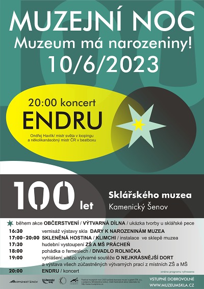 Oslava 100. narozenin muzea v Kamenickém Šenově