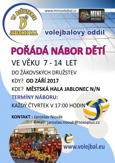 Volejbalisté Bižuterie zvou mezi sebe nováčky