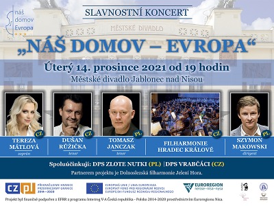 Koncert Náš domov – Evropa přináší krásné melodie i špičkové sólisty