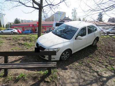 Řidička byla na nákupu a její vozidlo se po parkovišti samo rozjelo