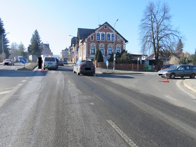 Řidička pod vlivem alkoholu nedala na jablonecké křižovatce přednost