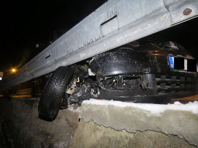 V Pěnčíně havaroval řidič pod vlivem alkoholu