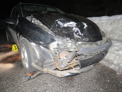 Mladík utekl v Pěnčíně z místa dopravní nehody