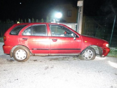 Řidič pod vlivem alkoholu nezvládl v Pulečném řízení