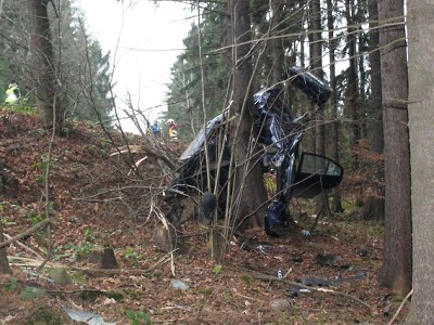 O víkendu zemřel řidič na silnici z Brodu do Semil