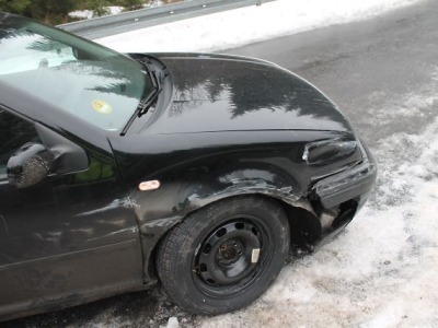 U přehrady Souš došlo na náledí ke dvěma podobným nehodám