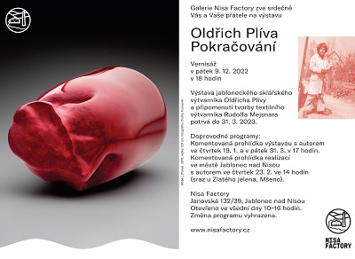 V Nisa Factory představí jabloneckého výtvarníka Oldřicha Plívu