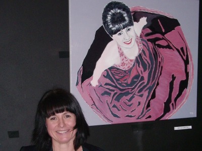 Malíř Vít Příkaský odtajní na vernisáži svých obrazů i své modelky