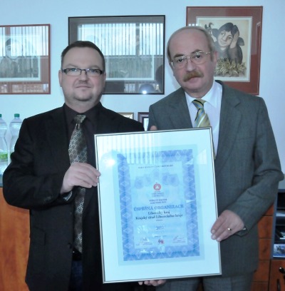 Krajský úřad získal Národní cenu kvality ČR - Úspěšná organizace