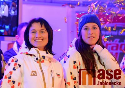 Obrazem: Jablonec vítal své olympioniky