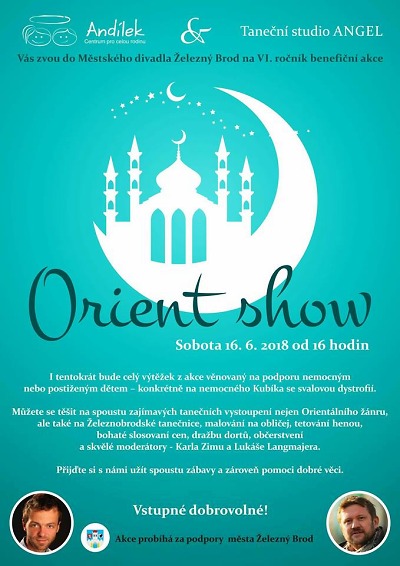 Orient show v Železném Brodě pomůže vybrat peníze na Kubíčka