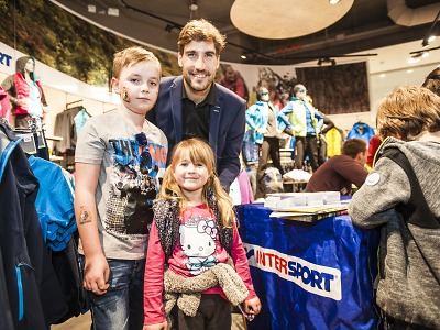 Při otevření Intersportu v Central Jablonec asistoval David Svoboda