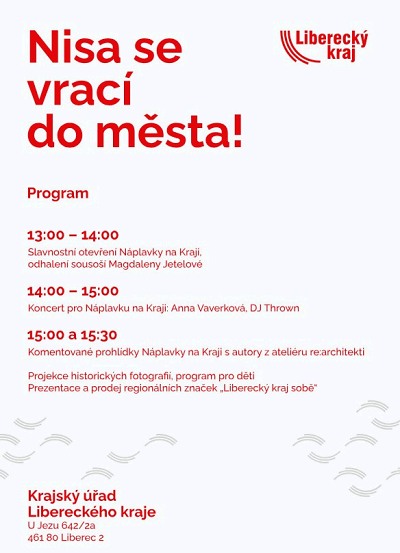 Krajský úřad otevře náplavku. Ta zpřístupní řeku Nisu v centru Liberce