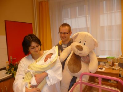 Jablonecký starosta přivítal první dítě roku 2012