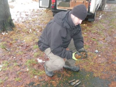Na přehradě vylovili nevybuchlou munici z druhé světové války