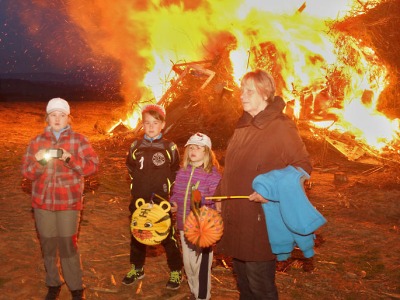 Obrazem: Pálení čarodějnic v Bozkově 2015