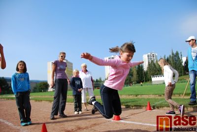 Děti v Tanvaldě bojovaly v atletickém trojboji