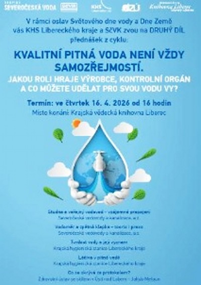 Kvalitní pitná voda není vždy samozřejmostí