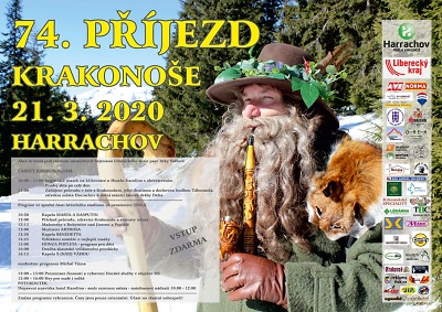 Autor foto:Archiv města Harrachov Krakonoš letos jaro v Harrachově nepřivítá!