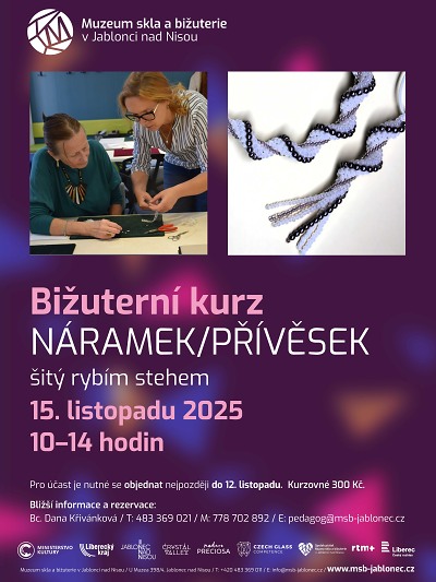 Podzimní bižuterní kurz zakončí 15. listopadu poslední lekce