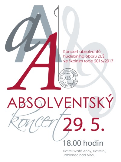 Žáci ZUŠ Jablonec mají absolventský koncert v kostele sv. Anny