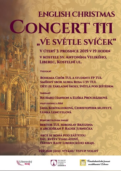 Liberecký kostel ožije již potřetí třígenerační anglickou oslavou adventu
