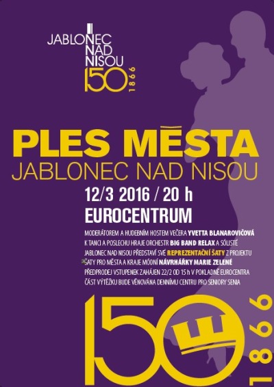 Moderátorkou 21. plesu města Jablonec bude Yvetta Blanarovičová