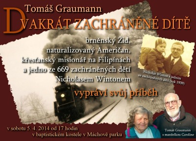 Tomáš Graumann poví svůj příběh dítěte Nicholase Wintona