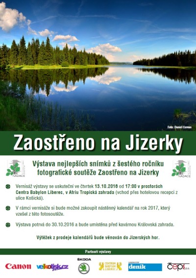 Autor foto:Archiv Nadace pro záchranu a obnovu Jizerských hor Vernisáž Zaostřeno na Jizerky proběhne v libereckém Babyloně